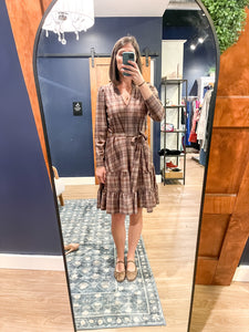 Professor Plaid Rosemary Dress