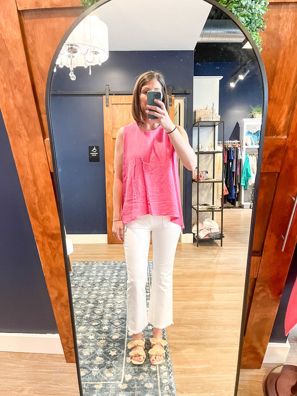 Pink Linene/Cotton Tunic