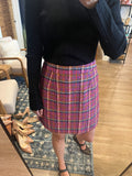 Pink Tweed Mini Skirt