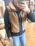 Brown Sherpa Vest